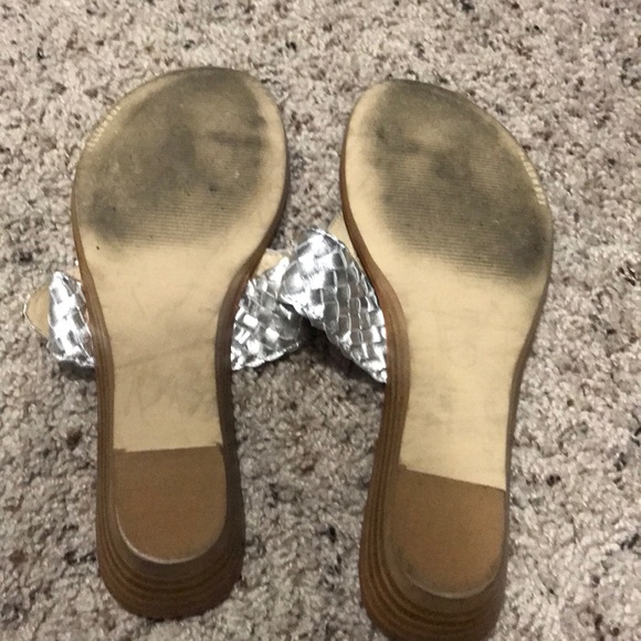 Yellow Box Braided Buckle Sandals - Picture 4 of 5